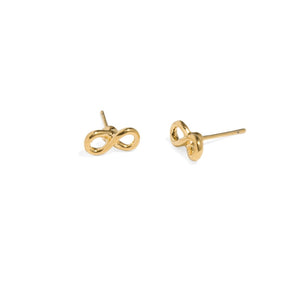 INFINITE LOVE STUD EARRINGS - ARETES - Malandra Jewelry - VCA23