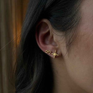 RADIANT MINI INFINITY EARRINGS