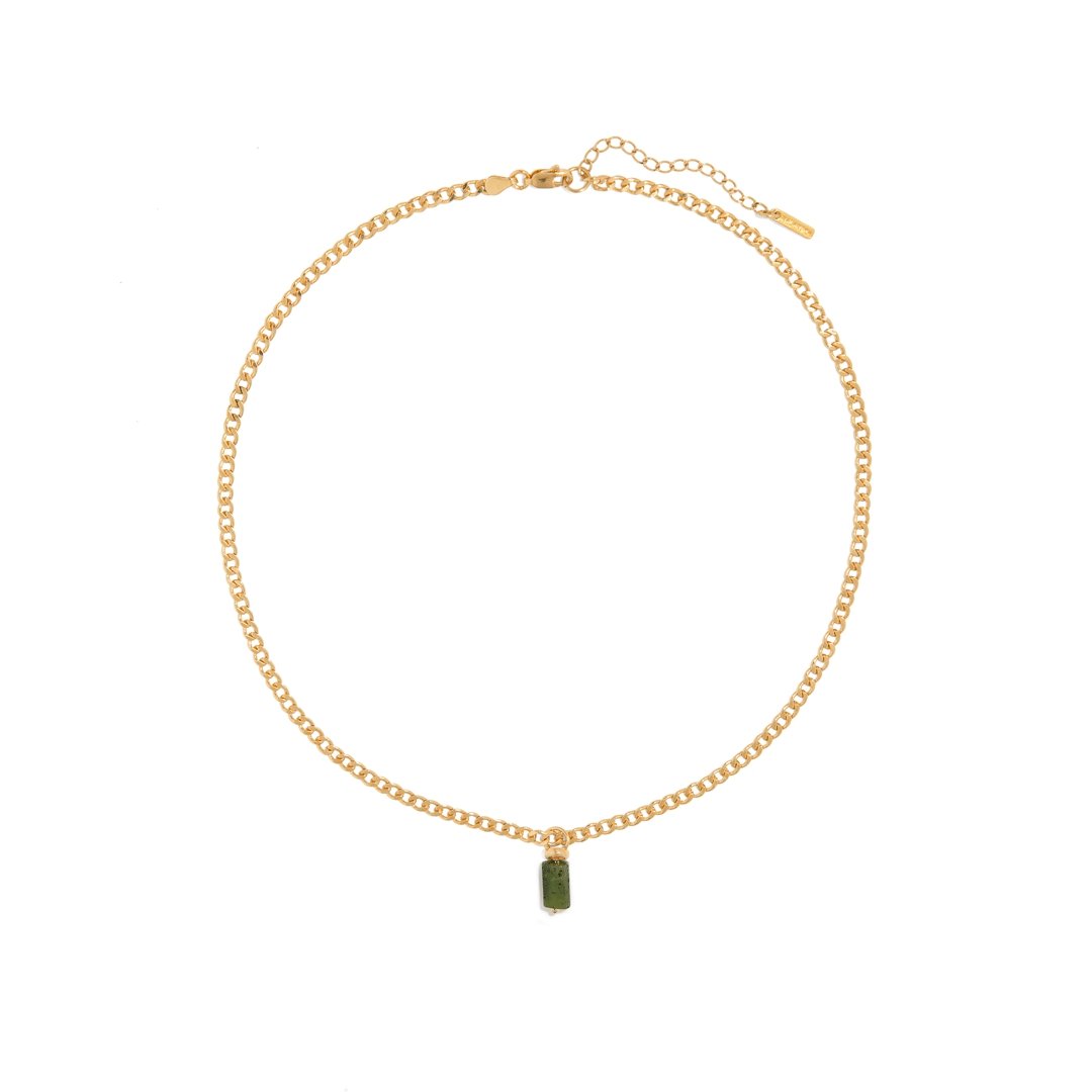 JADE AURA NECKLACE - COLLARES - Malandra Jewelry - TC1179