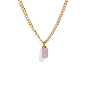 KUNZITE AURA NECKLACE - COLLARES - Malandra Jewelry - TC1184