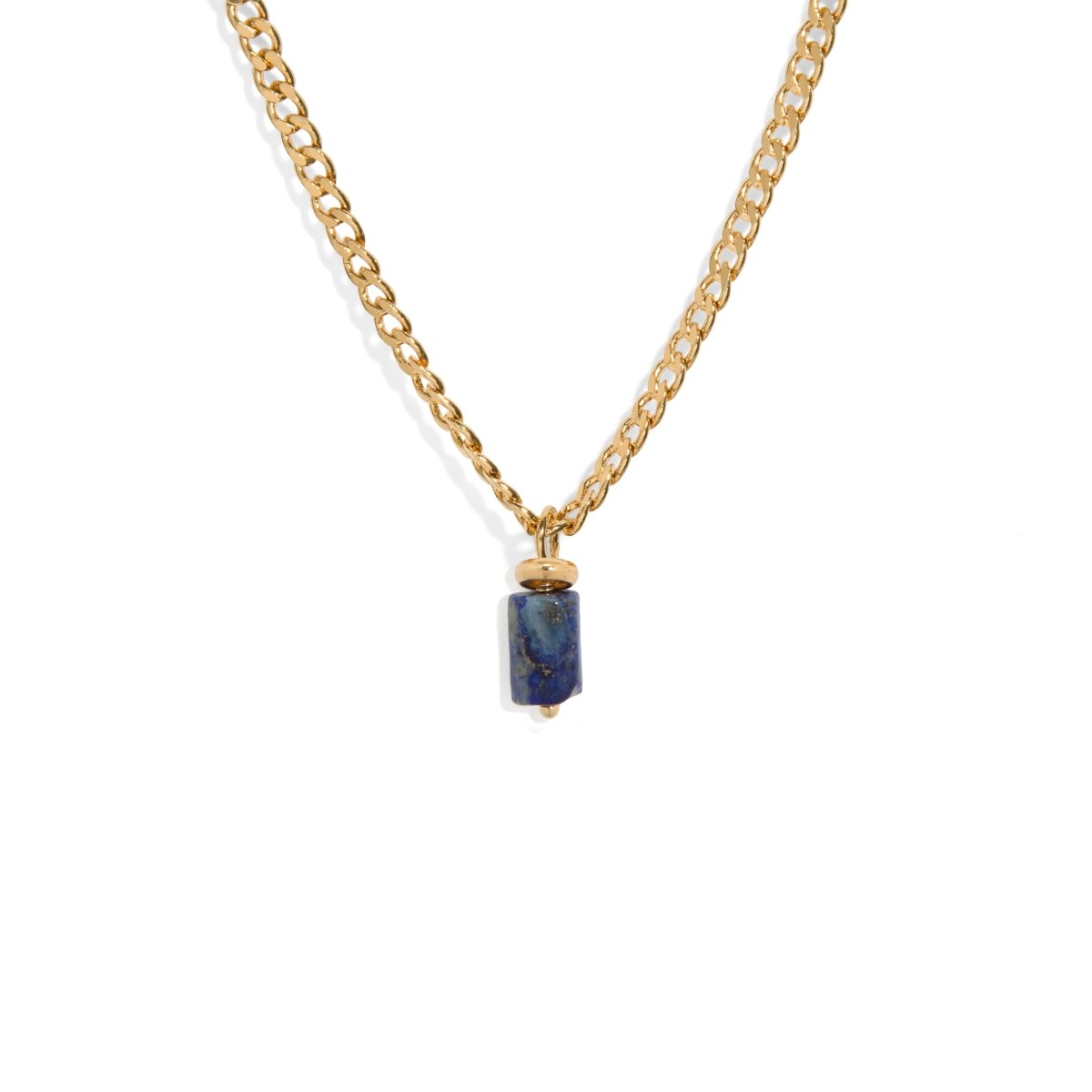 LAPISLAZULI AURA NECKLACE - COLLARES - Malandra Jewelry - TC1181