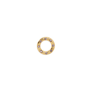 LAVENDER & GOLD CHARM - DIJES - Malandra Jewelry - ICD291.D.L