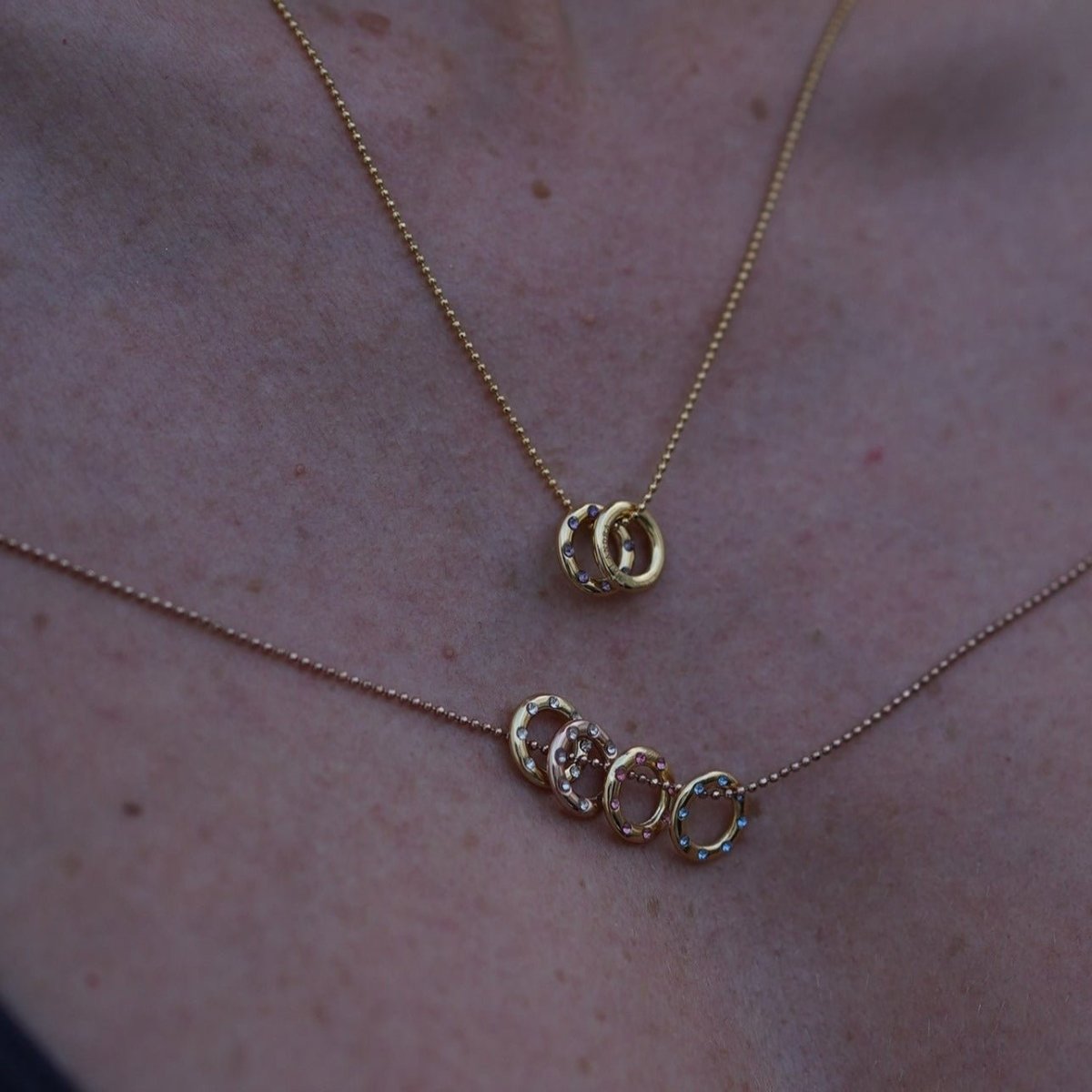 LAVENDER & GOLD CHARM - DIJES - Malandra Jewelry - ICD291.D.L