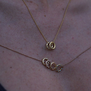 LAVENDER & GOLD CHARM - DIJES - Malandra Jewelry - ICD291.D.L