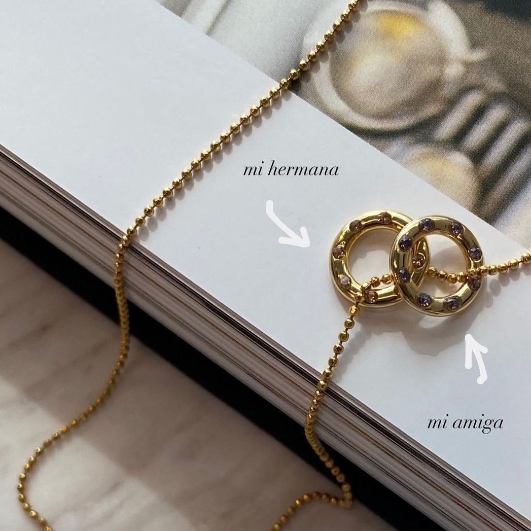 LAVENDER & GOLD CHARM - DIJES - Malandra Jewelry - ICD291.D.L