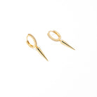 LONG PENDULUM HUGGIES - ARETES - Malandra Jewelry - AA971