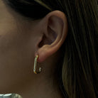 LONG SPARK HOOPS - ARETES - Malandra Jewelry - VCA196 - 3140