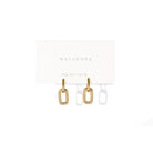 MILANO CLIP PAVE EARRINGS - ARETES - Malandra Jewelry - EA6293