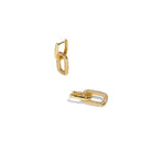 MILANO CLIP PAVE EARRINGS - ARETES - Malandra Jewelry - EA6293