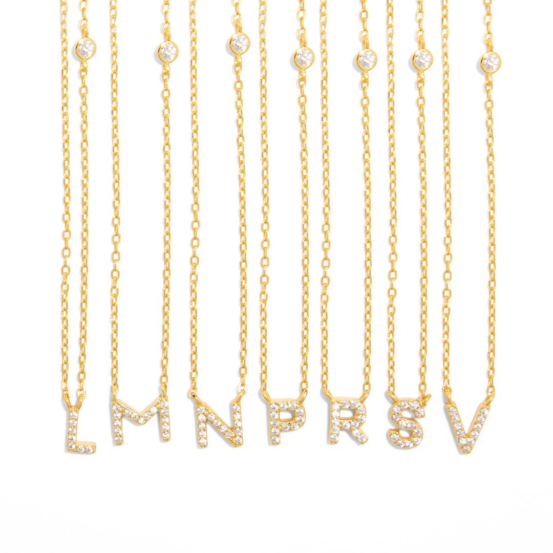 MILANO LETTER NECKLACE - COLLARES - Malandra Jewelry - EAWC24.A-AAE029-3