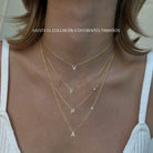 MILANO LETTER NECKLACE - COLLARES - Malandra Jewelry - EAWC24.A-AAE029-3