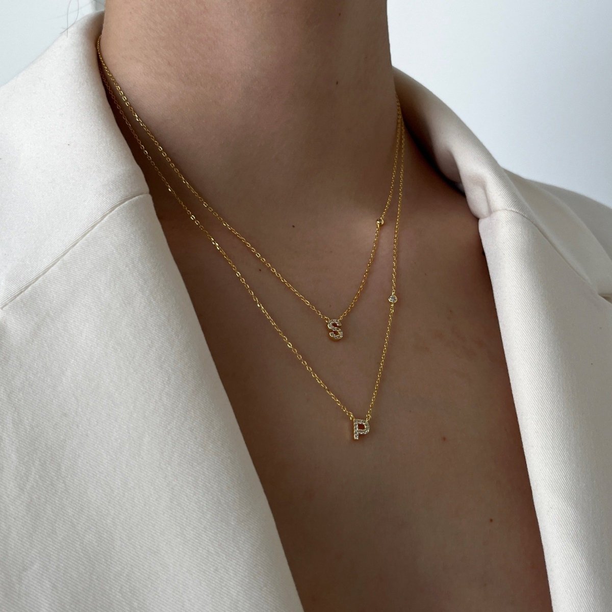 MILANO LETTER NECKLACE - COLLARES - Malandra Jewelry - EAWC24.A