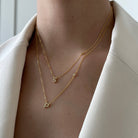 MILANO LETTER NECKLACE - COLLARES - Malandra Jewelry - EAWC24.A