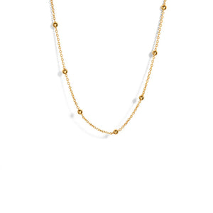 MINI BULLES GOLDEN NECKLACE - COLLARES - Malandra Jewelry - TC1363