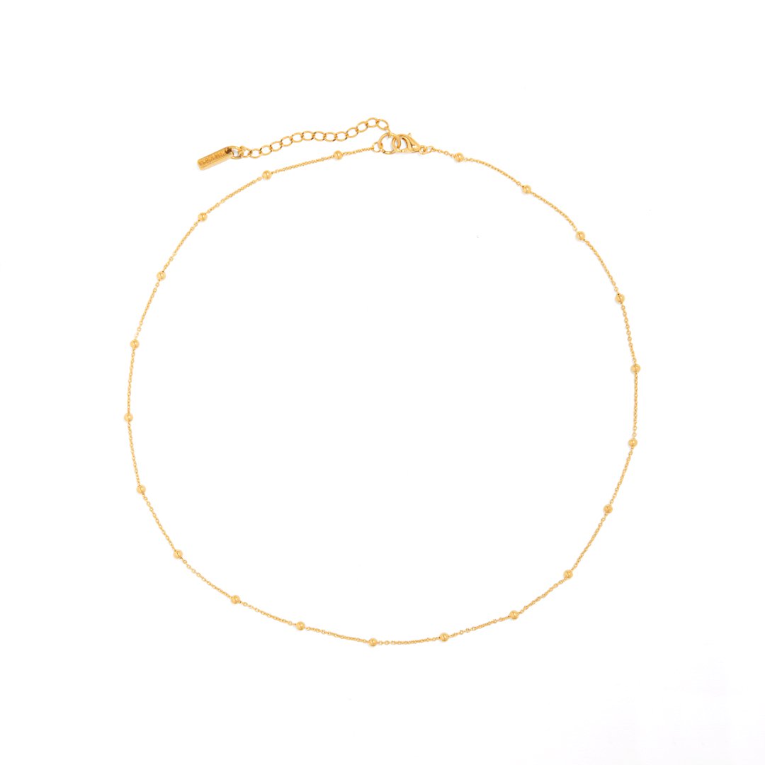 MINI BULLES GOLDEN NECKLACE - COLLARES - Malandra Jewelry - TC1363