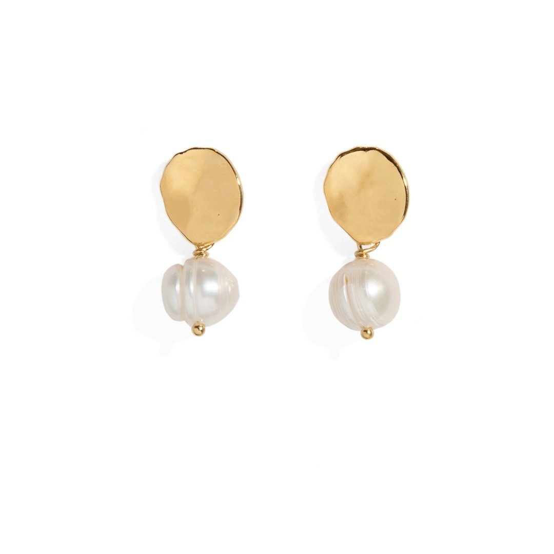 ORO DE MAR EARRINGS - ARETES - Malandra Jewelry - TA504
