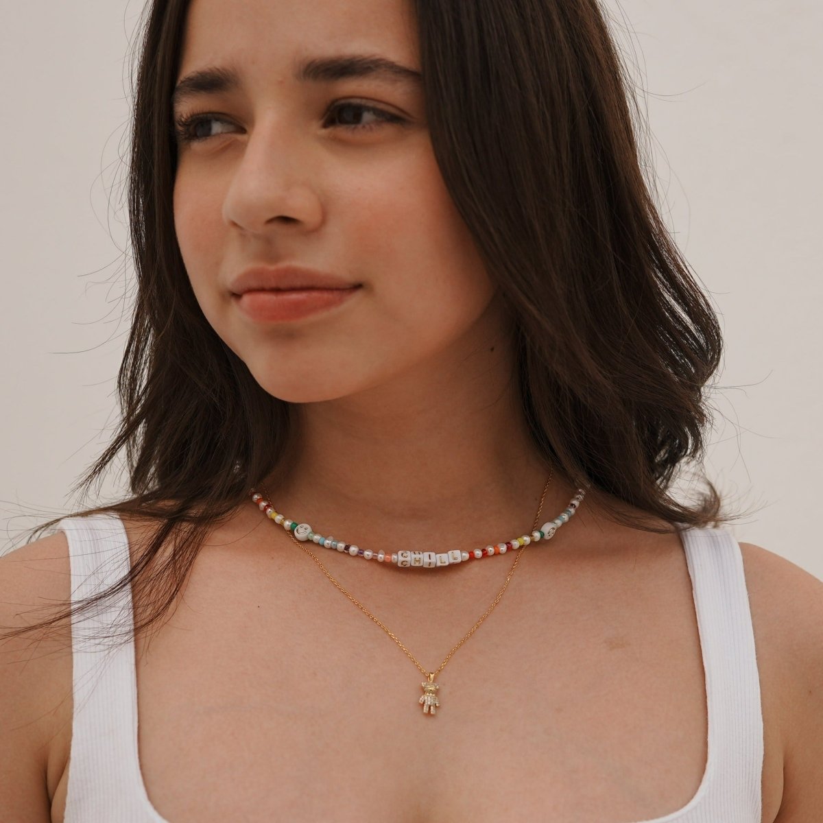 PEARL VIBZ CHILL NECKLACE - COLLARES - Malandra Jewelry - TC1232