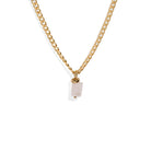PINK QUARTZ AURA NECKLACE - COLLARES - Malandra Jewelry - TC1180