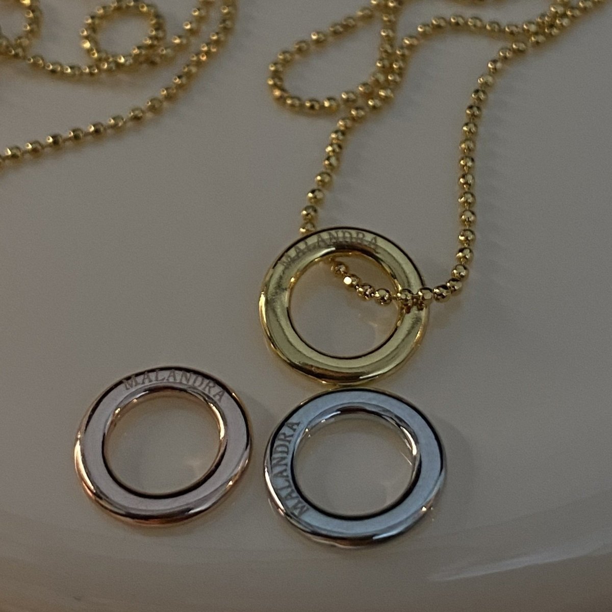 ROSEGOLD PLAIN CHARM - DIJES - Malandra Jewelry - ICD288.R