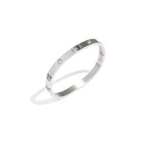 ROUND SPARK SILVER BRACELET - BRAZALETES - Malandra Jewelry - EP6041.P