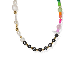 SAMPLE - CHILL AVANT BLACK CUSTOM NECKLACE - SAMPLE - Malandra Jewelry - TC894