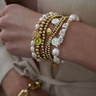 SAN BENITO PEARL BRACELET - BRAZALETES - Malandra Jewelry - TP346