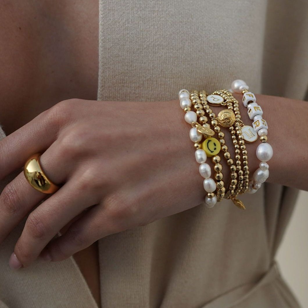 SAN BENITO PEARL BRACELET - BRAZALETES - Malandra Jewelry - TP346