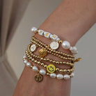 SAN BENITO PEARL BRACELET - BRAZALETES - Malandra Jewelry - TP346