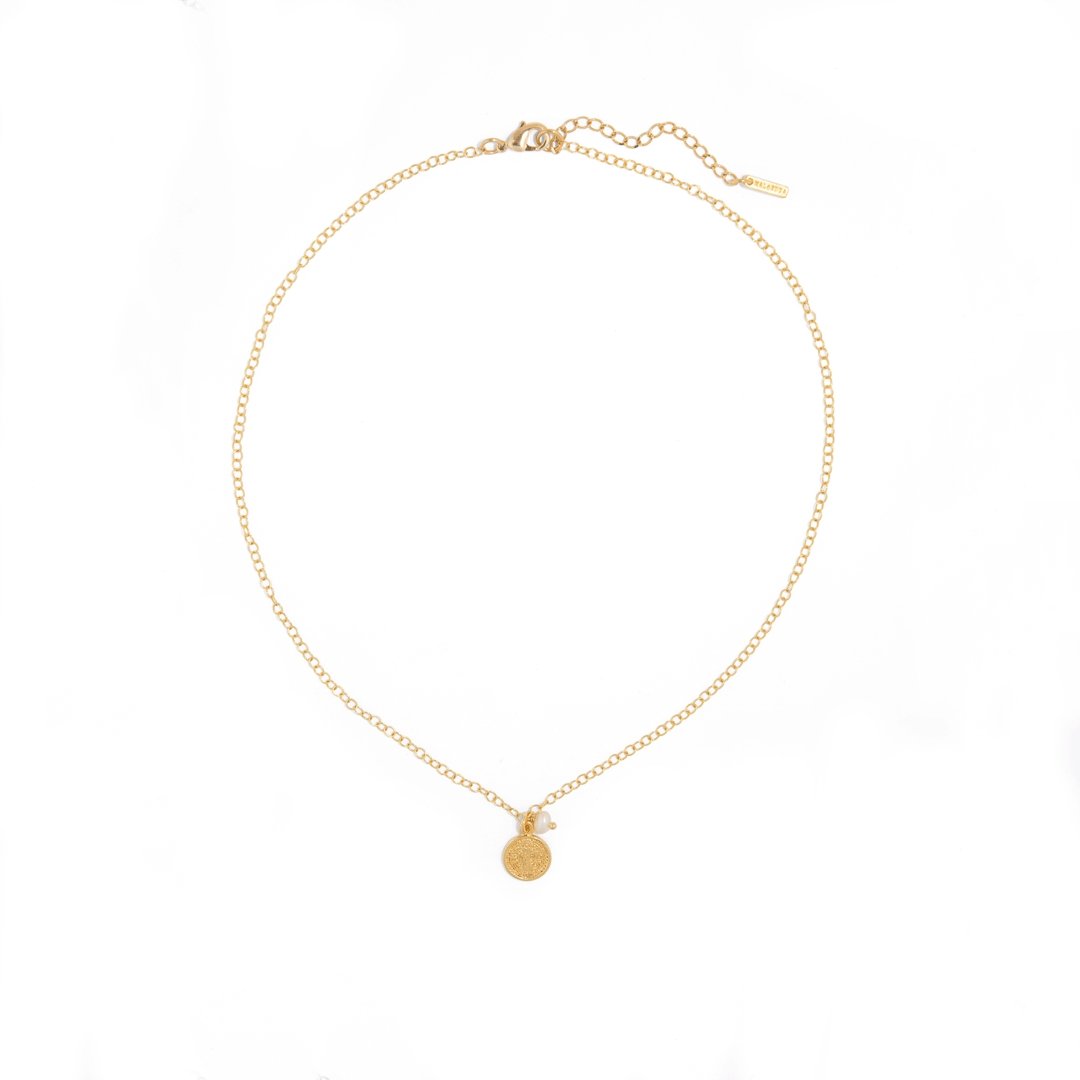 SAN BENITO PEARL CHARM NECKLACE - COLLARES - Malandra Jewelry - TC1081