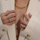 SERENA LINES SPARK RING - ANILLOS - Malandra Jewelry - ERR34-60101671303C