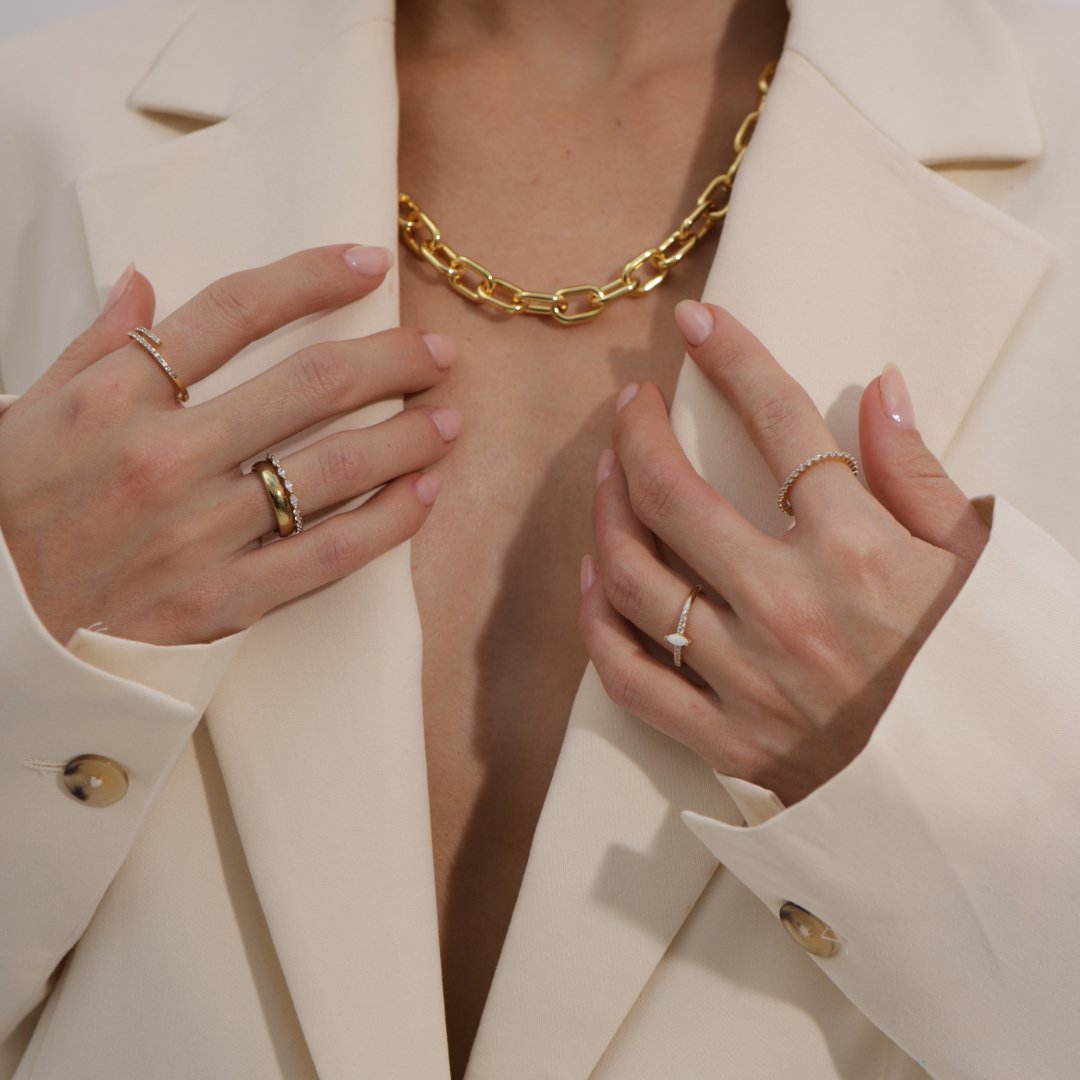 SERENA LINES SPARK RING - ANILLOS - Malandra Jewelry - ERR34-60101671303C