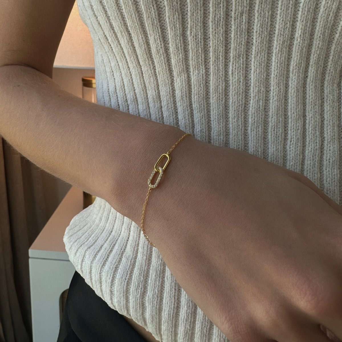 SERENA LINKS BRACELET - PULSERAS - Malandra Jewelry - ERP41-60601751343C