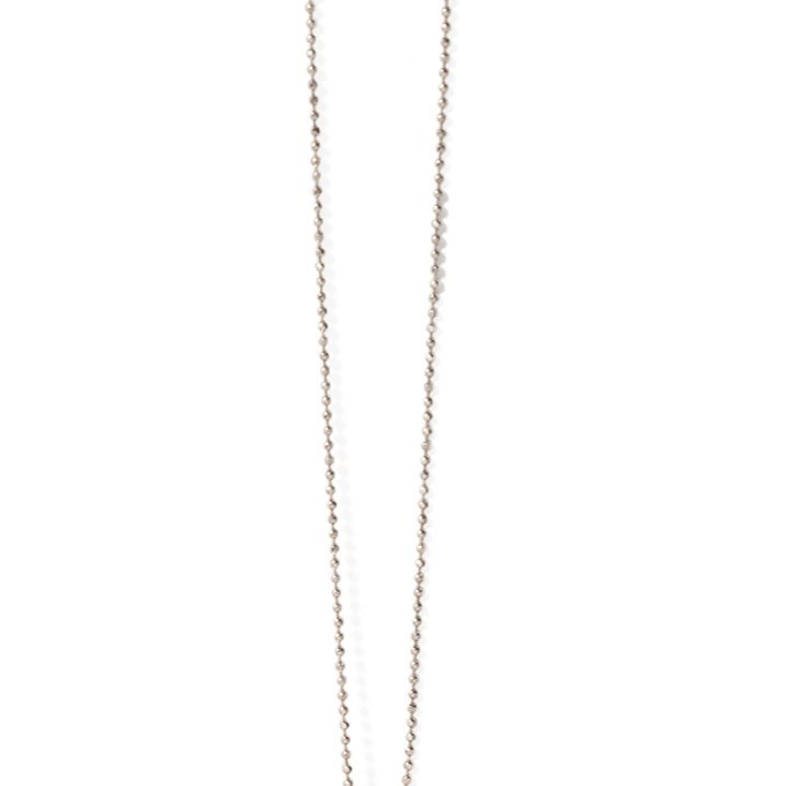 SILVER NECKLACE 45cm - BP - Malandra Jewelry - ICC289.P