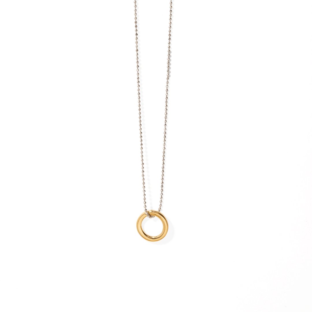 SILVER NECKLACE 45cm - BP - Malandra Jewelry - ICC289.P