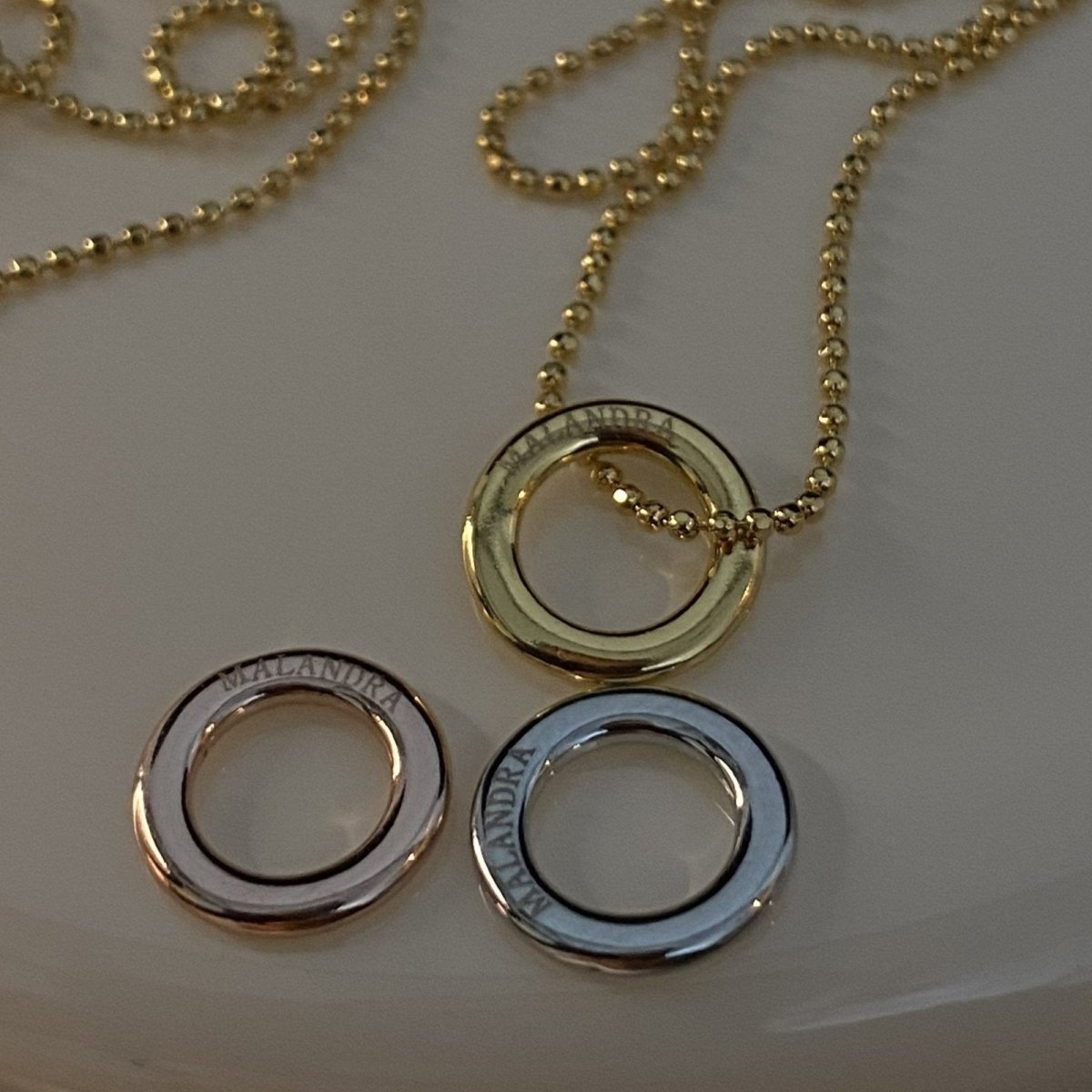 SILVER PLAIN CHARM - DIJES - Malandra Jewelry - ICD288.P