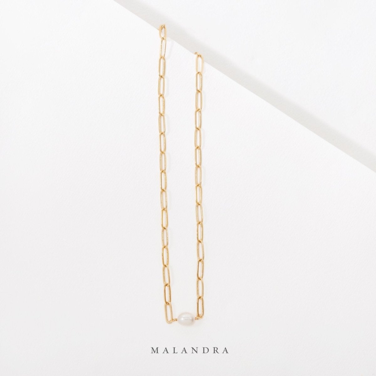 SINGLE PEARL NECKLACE - COLLARES - Malandra Jewelry - VCC136