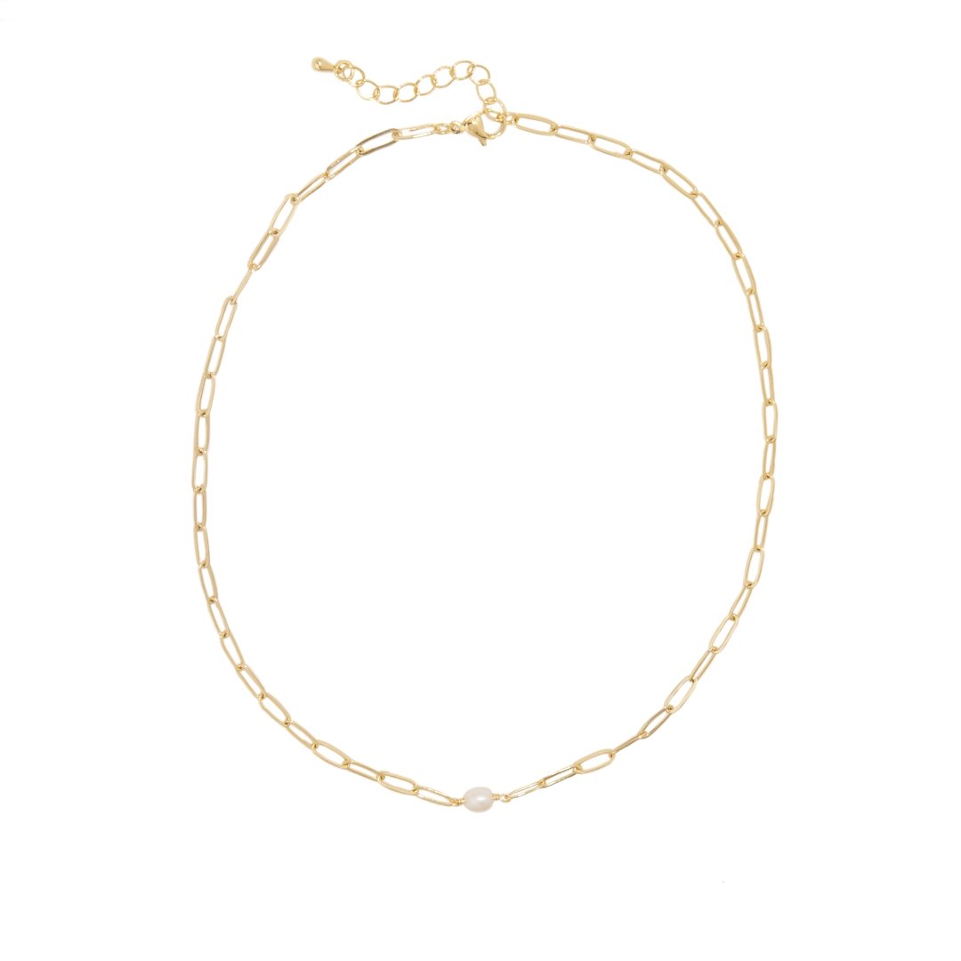 SINGLE PEARL NECKLACE - COLLARES - Malandra Jewelry - VCC136