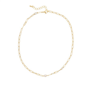 SINGLE PEARL NECKLACE - COLLARES - Malandra Jewelry - VCC136