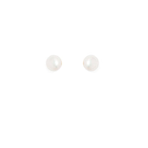 SMALL PEARL STUDS - ARETES - Malandra Jewelry - VCA176