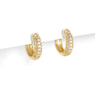 SPARK BOLD HUGGIES - ARETES - Malandra Jewelry - AA1062