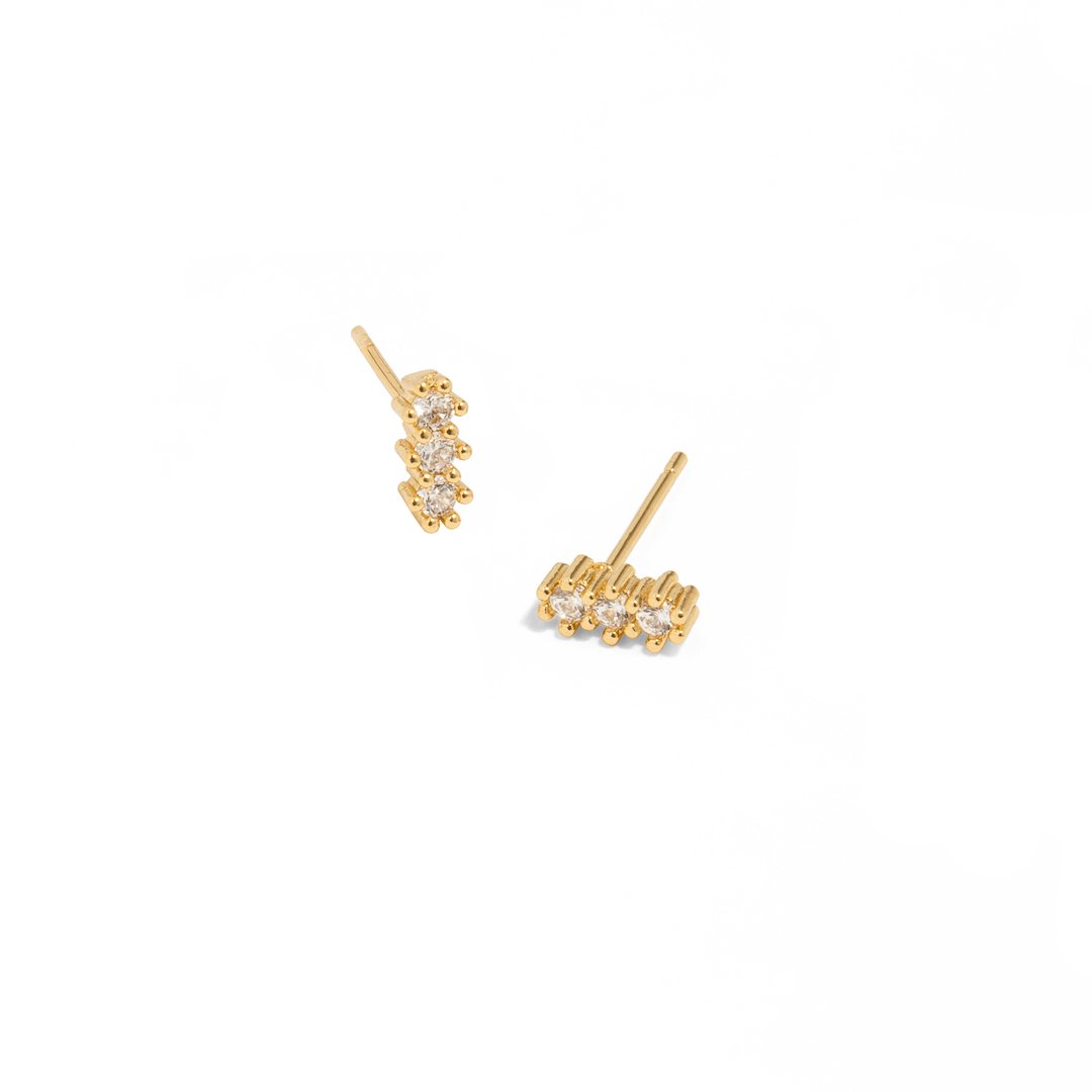 SPARK ESSENTIAL LINE STUDS - ARETES - Malandra Jewelry - AA1279