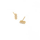 SPARK ESSENTIAL LINE STUDS - ARETES - Malandra Jewelry - AA1279