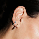 SPARK HEART HOOPS - COLLARES - Malandra Jewelry - EA6539