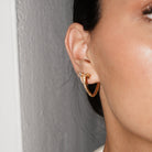 SPARK HEART HOOPS - COLLARES - Malandra Jewelry - EA6539