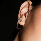 SPARK HEART HOOPS - COLLARES - Malandra Jewelry - EA6539