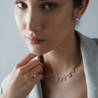 SPARK NAME CLIP NECKLACE - COLLARES PERSONALIZADOS - Malandra Jewelry - TC323.1