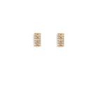 SPARK RECTANGLE STUDS - ARETES - Malandra Jewelry - AA1287-M28205
