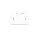 SPARK RECTANGLE STUDS - ARETES - Malandra Jewelry - AA1287-M28205