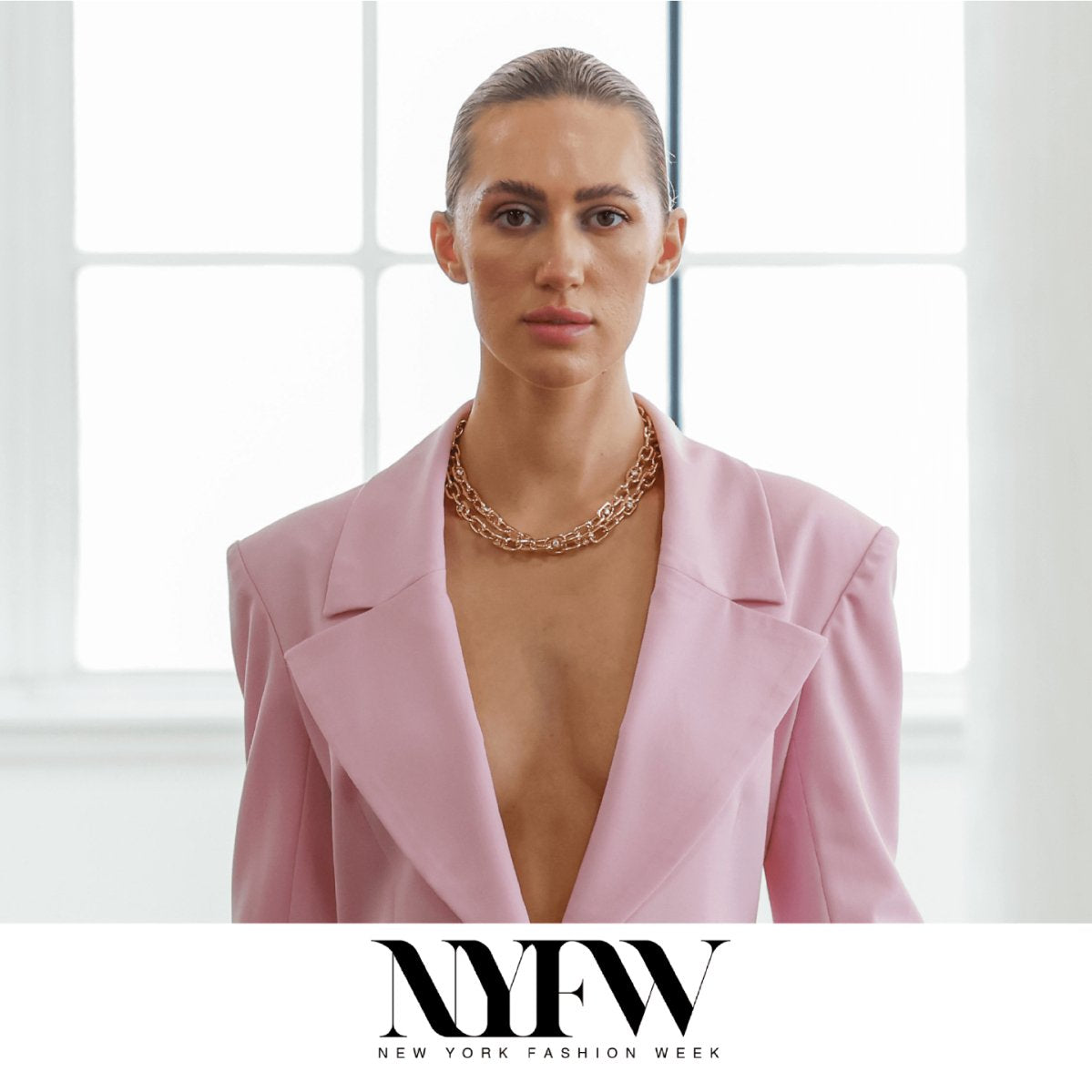 THE LINK CHUNKY NECKLACE - COLLARES - Malandra Jewelry - ICC441