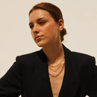 THE LINK SMALL STUDS - ARETES - Malandra Jewelry - ICA408